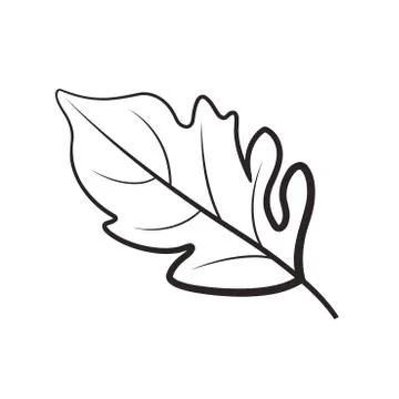 Black leaf Stock Illustration