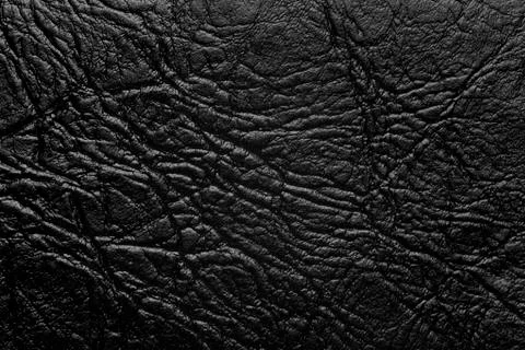 Black leather background Stock Photos