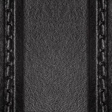 Black leather background Stock Photos