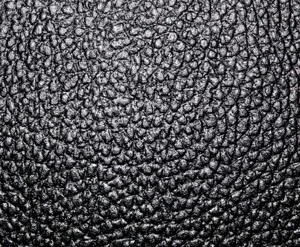 Black leather background Stock Photos