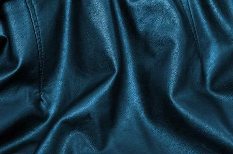 Black leather background 写真素材