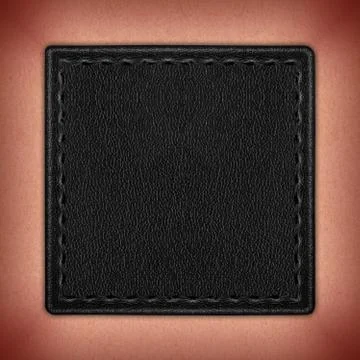 Black leather background Stock Photos
