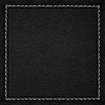 Black leather background Stock Photos