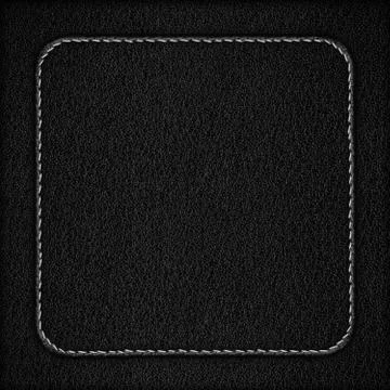 Black leather background Stock Photos