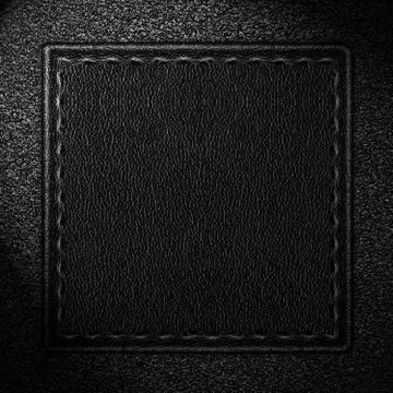 Black leather background Stock-Fotos