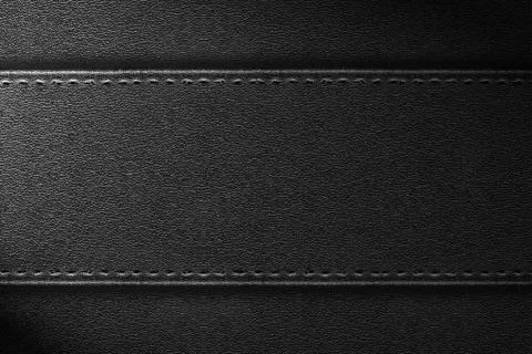 Black leather background Stock-Fotos