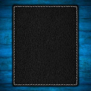 Black leather background Stock Photos