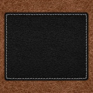 Black leather background Stock Photos