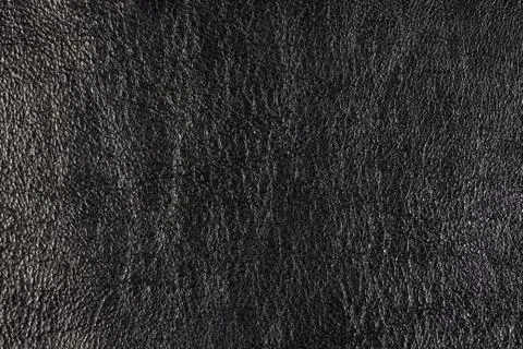 Black Leather Background Texture Stock Photos