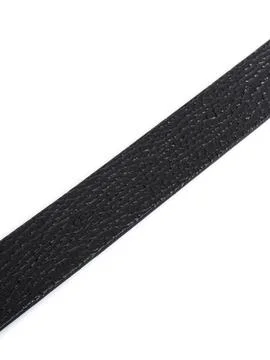 Black leather belt diagonal texture close up variant Stock Photos