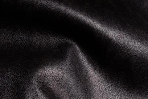 Black leather pattern. Foto stock