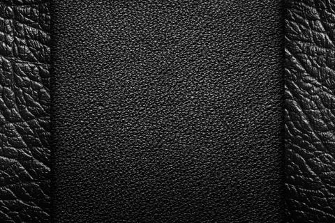 Black leather Stock Photos