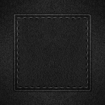 Black leather Stock Photos