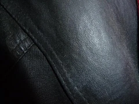 Black leather Stock Photos