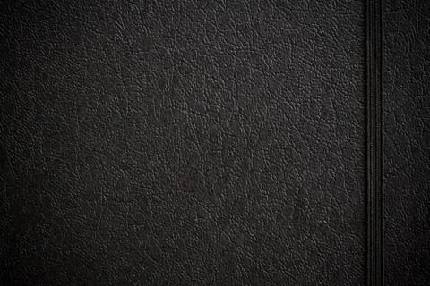 Black leather Stock Photos