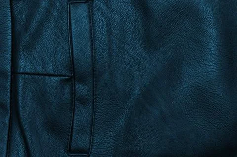 Black leather pocket Stock Illustration