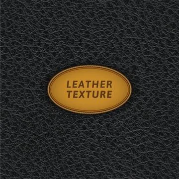Black leather seamless pattern. Stock Illustration