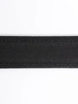 Black leather strap plain vertical close up Stock-Fotos