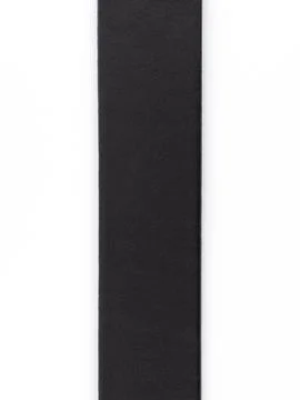 Black leather strap plain vertical close up Foto stock