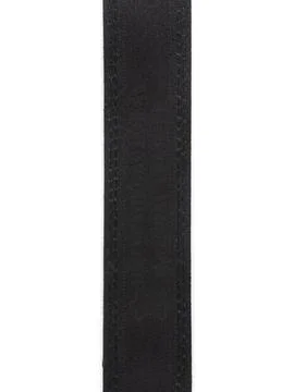 Black leather strap plain vertical close up 스톡 사진