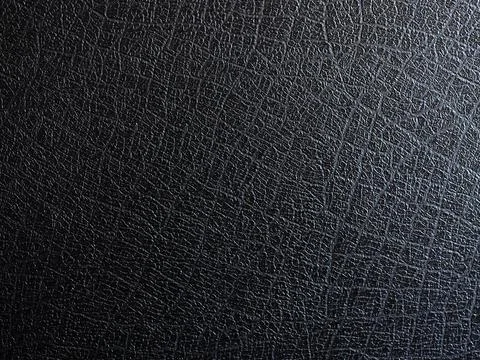 Black leather textile texture Stock Photos
