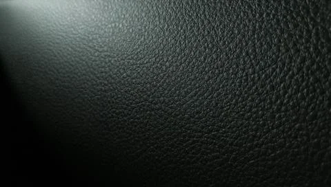 Black leather texture and background. Stock Photos