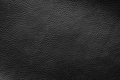 Black leather texture and background Stock Photos