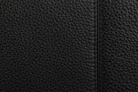 Black leather texture background Stock Photos