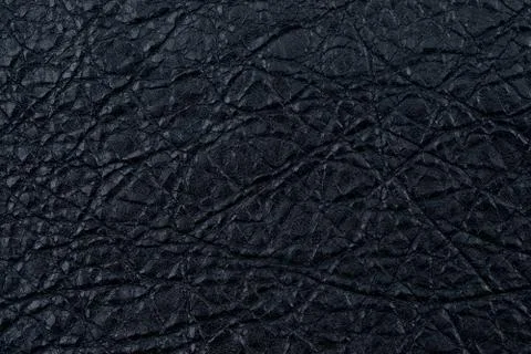 Black leather texture background Stock Photos