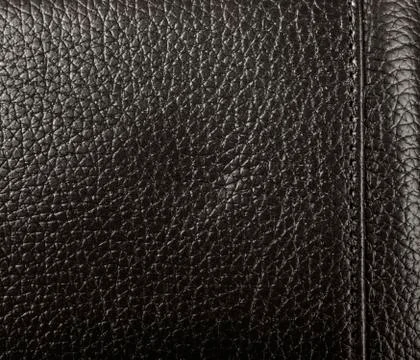 Black leather texture background Stock Photos