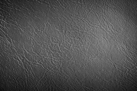 Black leather texture background Stock Photos