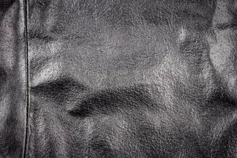 Black leather texture background 스톡 사진