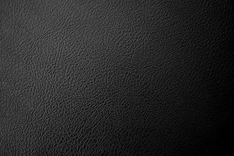 Black leather texture as background Stock Photos