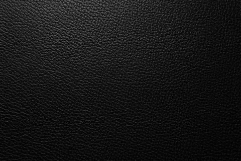 Black leather texture background Stock Photos