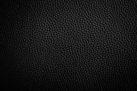Black leather texture background Stock Photos