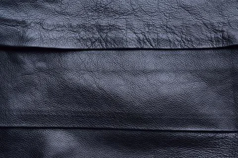 Black leather texture background Stock Photos