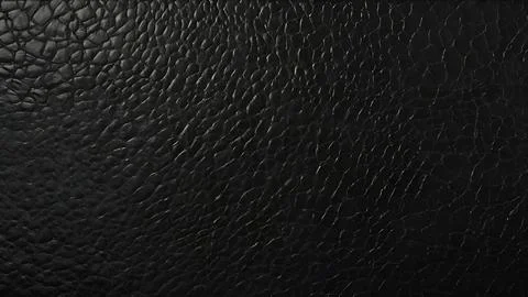 Black Leather Texture Background With Seamless Pattern Stock Photos