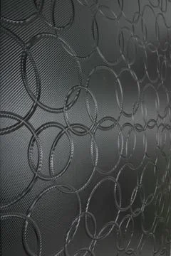 Black leather texture background surface or wallpaper . Stock Photos