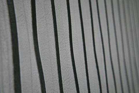 Black leather texture background surface or wallpaper . Stock Photos