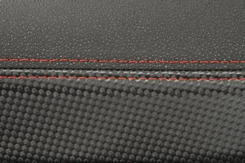 Black leather texture Stock Photos