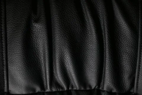 Black leather texture Stock Photos
