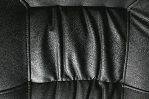 Black leather texture Stock Photos