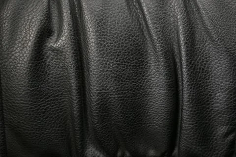 Black leather texture Stock Photos
