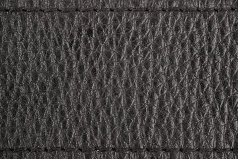 Black leather texture Stock Photos