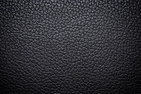 Black Leather texture Stock Photos