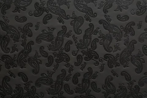 Black leather texture Stock Photos