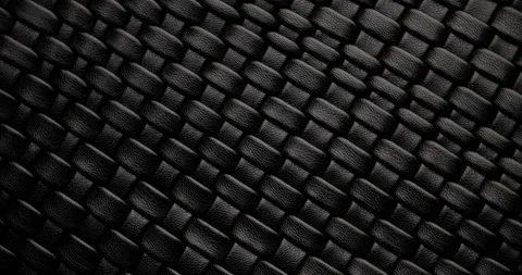 Black Leather Woven Texture. Seamless loop. Stock Footage 290195961