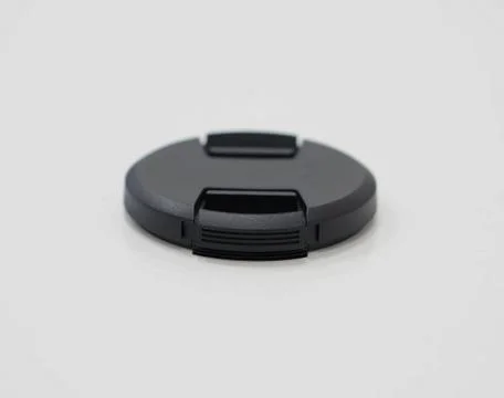 Black lens cap Stock Photos