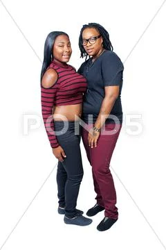 Black lesbian couple (12) Stock Photos