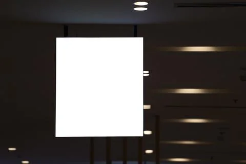 Black light banner on dark background. Stock Illustration